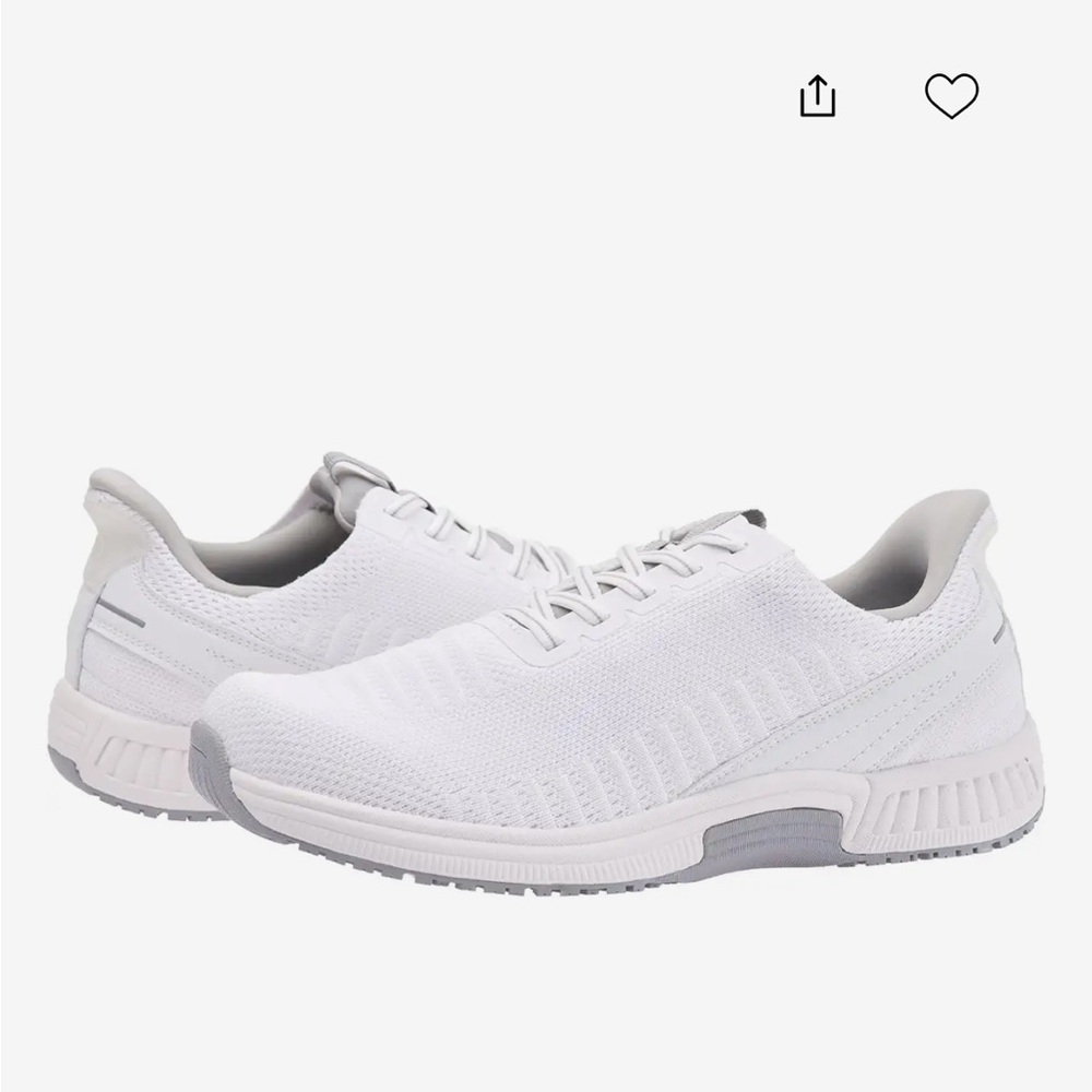 Orthofeet White Athletic Shoes